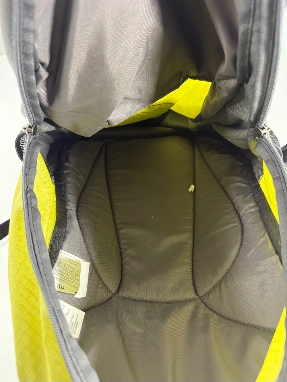 Trans by JanSport Y2K Lime Green Gray Colorblock Backpack School Hiking Daypack